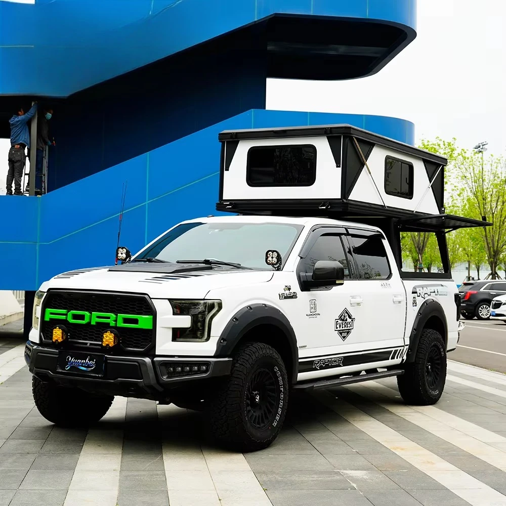 Modern Aluminum Truck Topper Camper Pop up Canopy Tent for 4x4 Overlanding Travel Four Season Quick Open Wholesale Customize