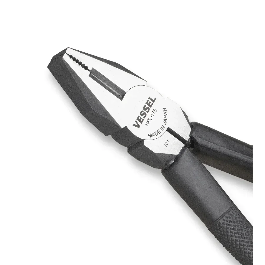VESSEL Electrical Wire Cutter Plier Combination Pliers Strong Steel Wire Pliers 175mm Professional Cables Wire Cutter HPL175