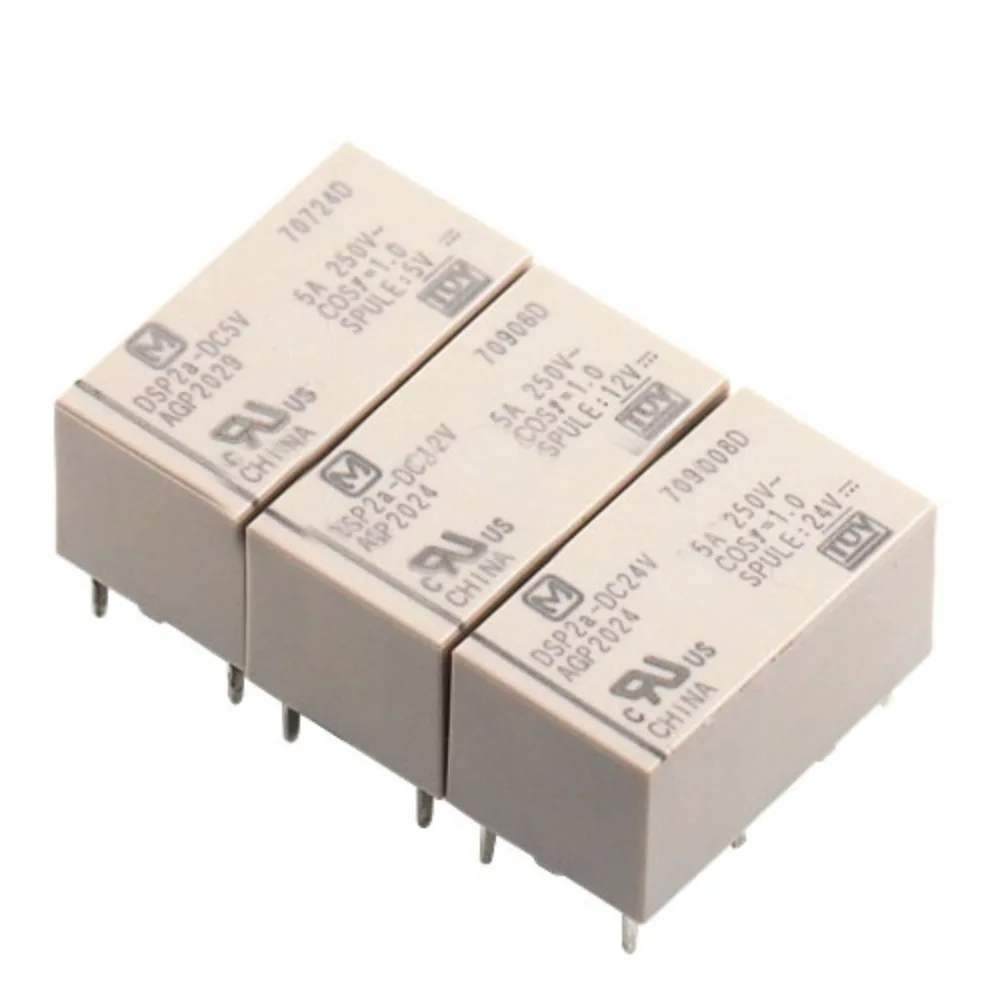 

5PCS/lot 100%Original New Relay DSP2a-DC5V DSP2a-DC12V DSP2a-DC24V DSP2a DC24V DSP2aDC24V AGP2024 AGP2023 AG2029 6PIN