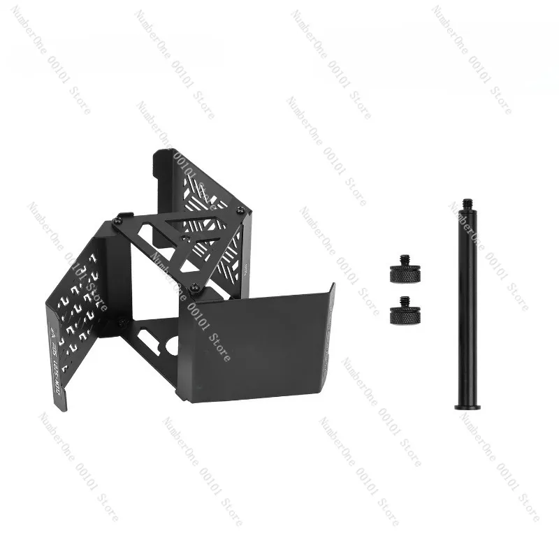 Automatic Rotating Aluminum Alloy Lampshade Outdoor Camping Atmosphere Light Shadow Projector Lantern Cover Creative Candle