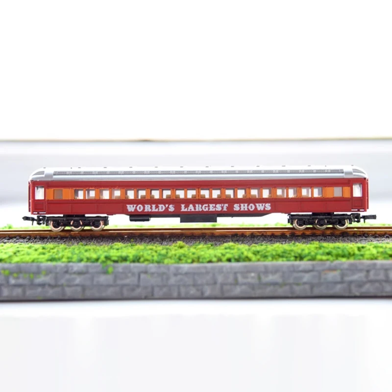 

MODEL POWER N Scale 1/160 Red Six-axle Bus #COACH Hard Seat Train Carriage Model Classics Adult Souvenir Gift Static Display