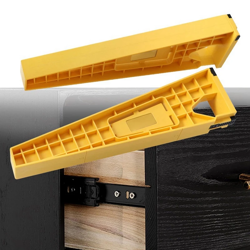 2Pcs Drawer Installation Drawer Guide Rail Installation Locator Rail Fixer Woodworking DIY Auxiliary Tools