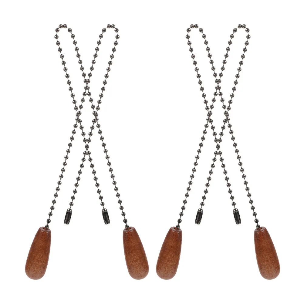 

Набор из 4 декоративных цепочек для потолочного вентилятора, винтажные бусины, цепочки для подсветки, замена для потолочных светильников, для гостиной и спальни