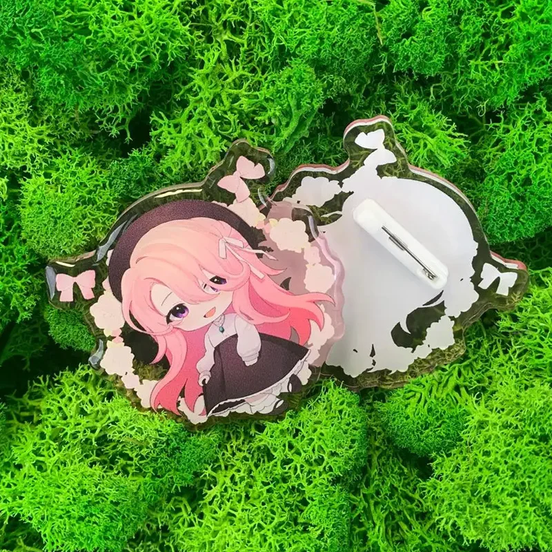 Custom Acrylic Pins Clear Epoxy Cartoon Photo Customized Logo Anime Cute Translucent Plastic Personalized Badge Brooch Pin Gifts