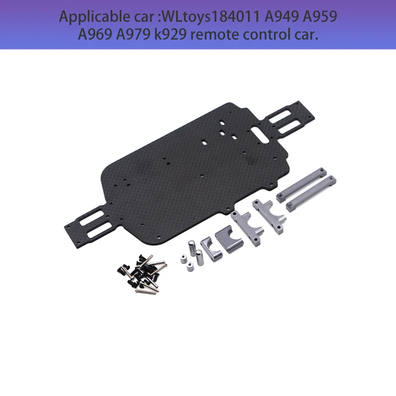 WLtoys184011 A949 A959 A969 A979 K929 Remote Control Car Accessories Carbon Fiber Chassis