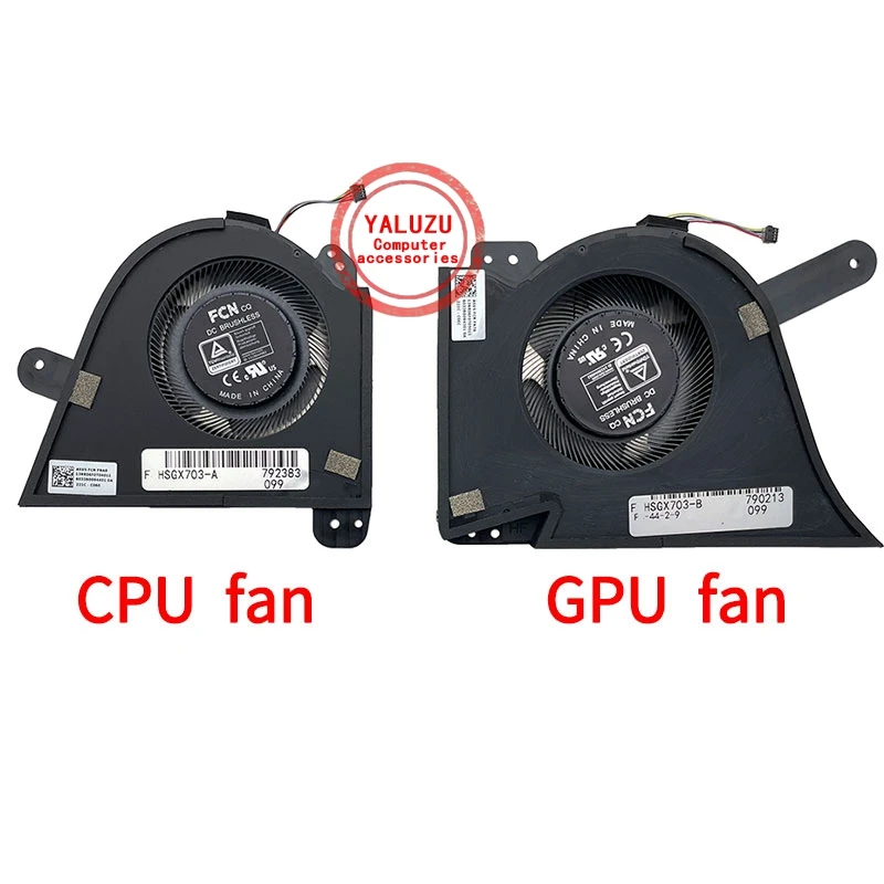 

New Laptop CPU GPU Cooling Fan For ASUS Plus ROG GX703 GX703H GX703HM GX703HS