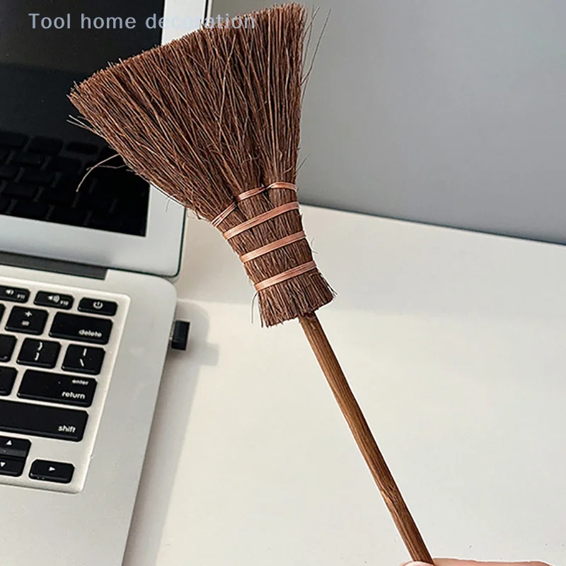 Sapu Desktop Kreatif Sederhana Rumah Tangga Mini Serbaguna Pembersih Sapu Kecil Sikat Celah Jendela Sikat Bulu Telapak Tangan Antik