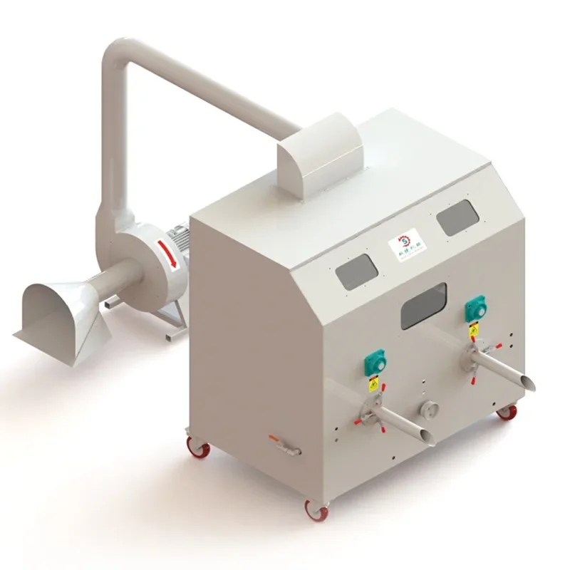 

Semi-automatic plush cotton filling machine, pillow core quilt down jacket filling machine