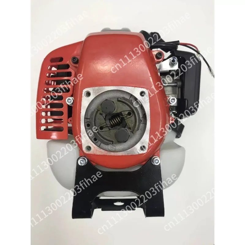1E34 two-stroke engine hedge trimmer high branch saw power and various accessories assembly