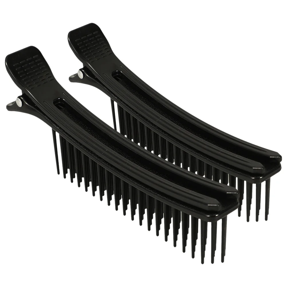 

2Pcs Hair Curler Jaw Clamps Versatile Styling Durable Material for Home Travel Easy Use Sectioning Clips Hot Roller Clamp