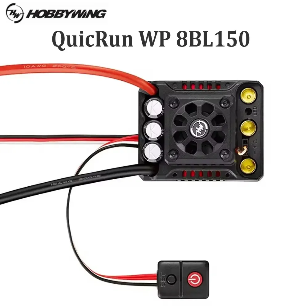 HOBBYWING QuicRun WP 8BL150 G2 3-6S 150A Bezszczotkowy ESC do modeli samochodów 1/8 RC LCD LED ESC Karta programowa Buggy Akcesoria