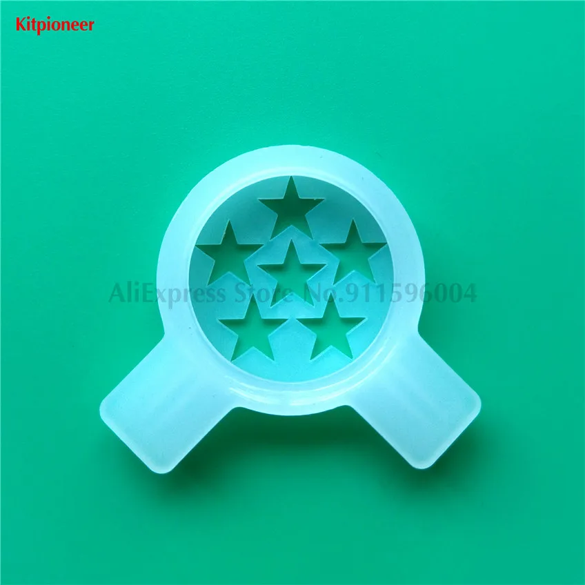 أغطية جديدة لآلة الآيس كريم 26 مللي متر قبعات النمذجة ذات القطر الداخلي لفوهة الآيس كريم تايلور أشكال خمس نجوم