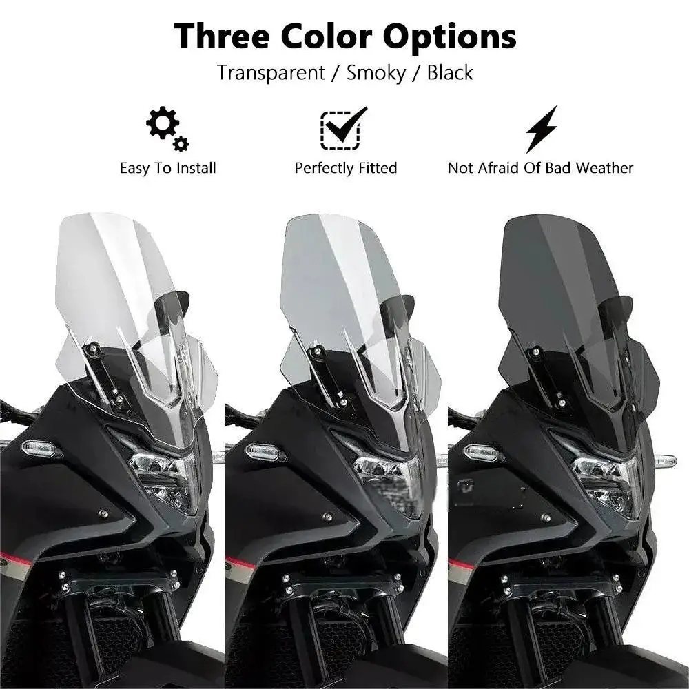 Suitable for Honda XL750 Transalp Motorcycle Expansion Parts Modification with Raised Front Windshield 2023
