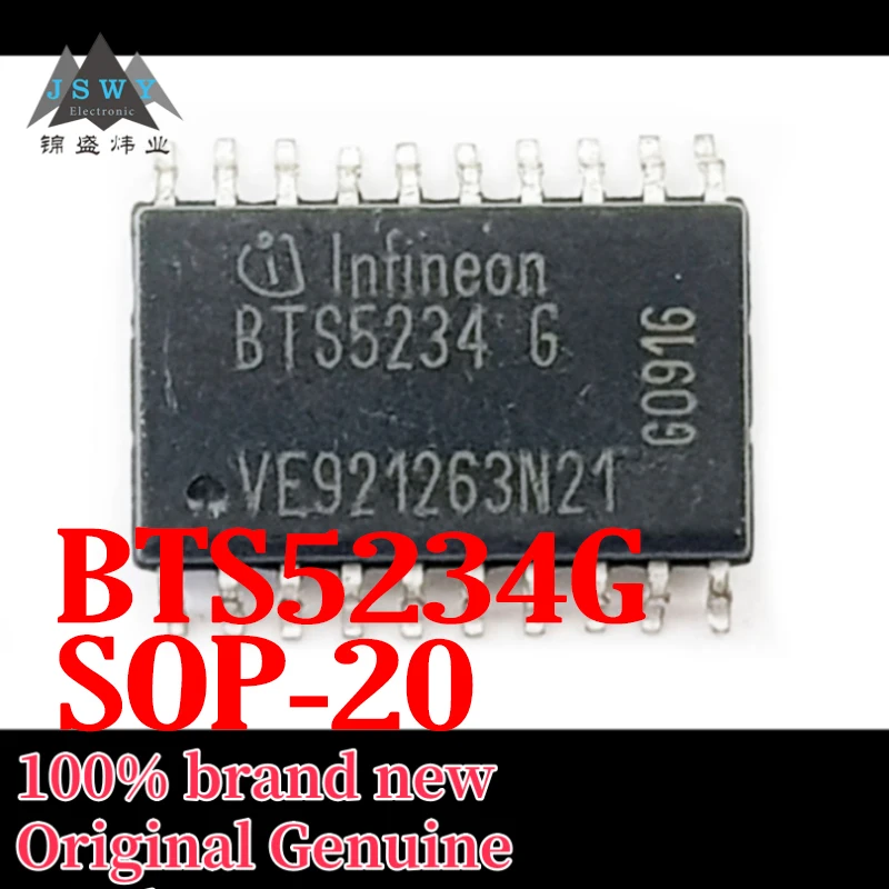 

(5/50pcs) BTS5234G BTS5234 SOP-20 Integrated Circuit IC Genuine Original Large Stock Free Shipping