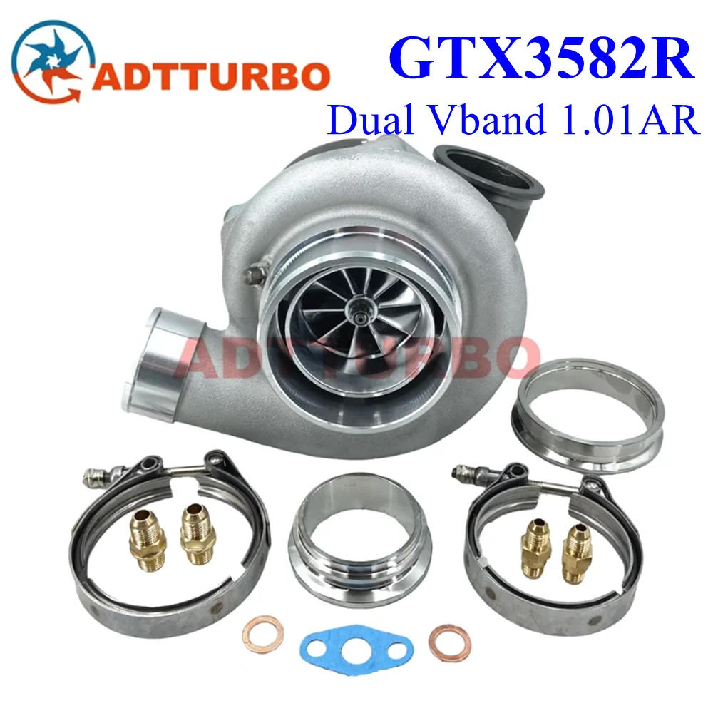 

Gen2 GTX3582R GT3582 66m Turbo Ball Bearing GT35 GenII Turbocharger Performance V-Band 1.06AR 851154-5004S Turbine 450-900HP