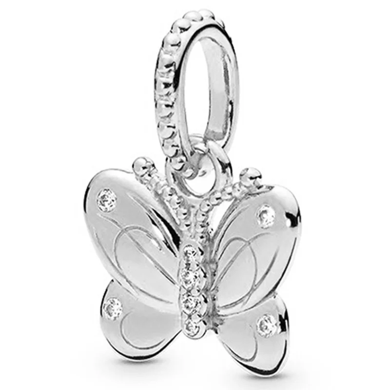 

Classic Alloy Large Hole Bead With Diamond Inlay Silver plated Charm Beads Bracelet Necklace Women Men DIY Jewelry Accessorie