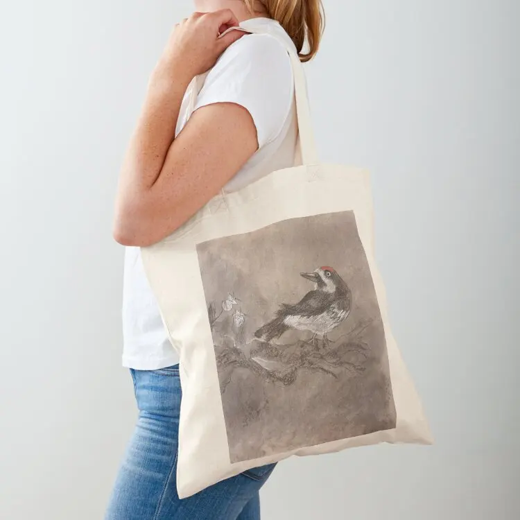 Acorn Woodpecker Background Tote Bag