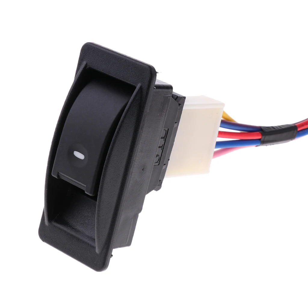Two Door Car Window Master Switch Complete Harness Electric Control Button for Auto Panel Replacement