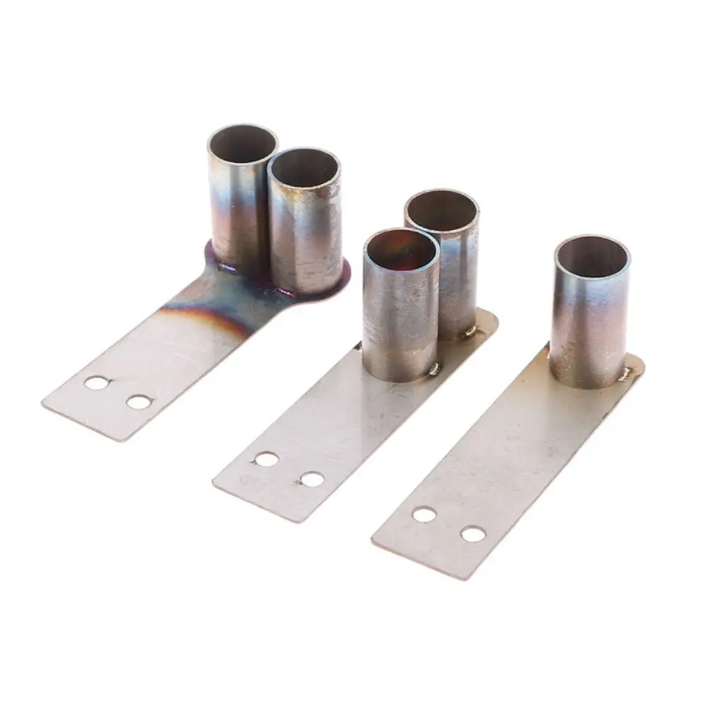 1:10 RC Car Exhaust Pipe Single/Double Row Single/Double Output Metal Tail Throat Exhaust Pipe Stainless Steel