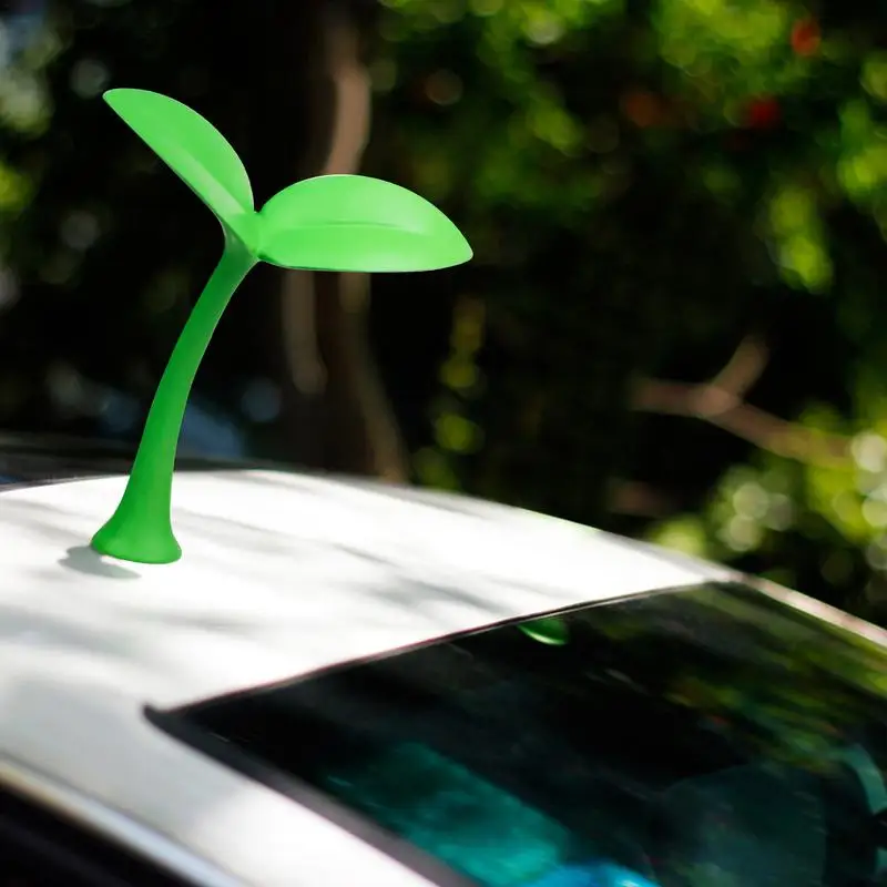 

Car Roof Ornament General Auto Bean Sprout Sticker Cushioning Function Vehicle Decorative Accessory Tool for SUVs Trucks RVs