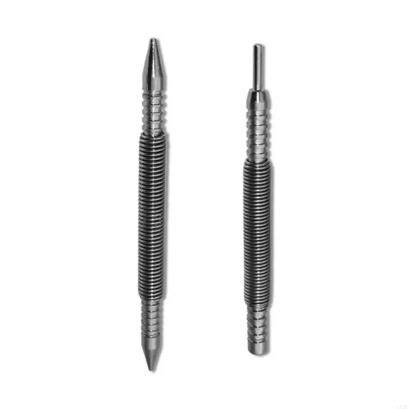 L8RC Pack of 2 Double Head Combo Setter Double Ended 1/16-3/32 1/8 Spring Set Hammerless Set Tool