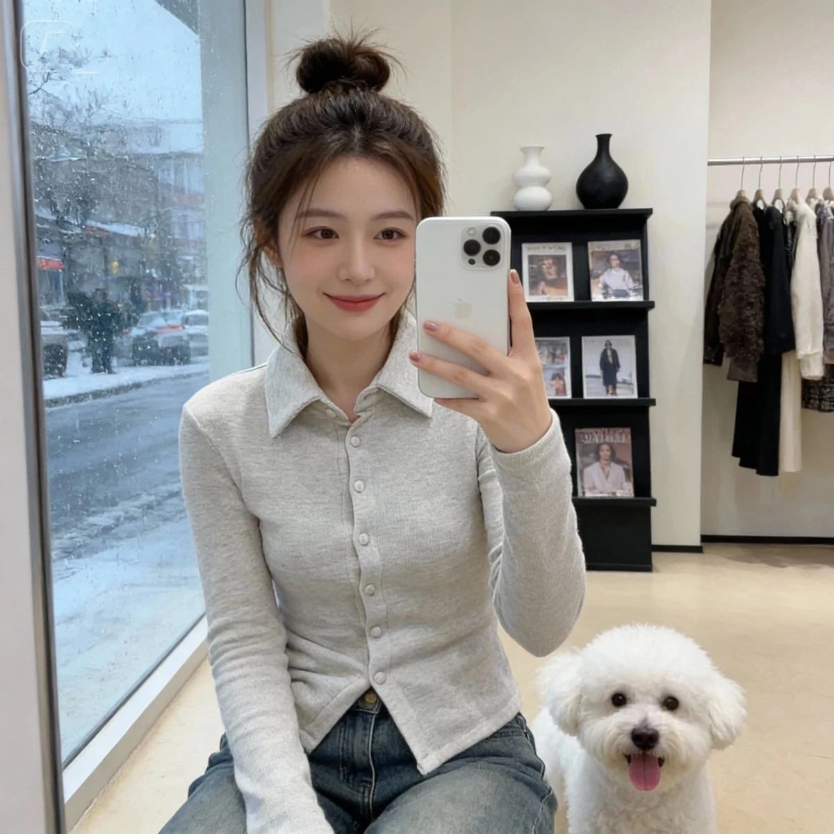 

Thiened Winter Ne Long Sve Base Layer, простой теплый универсальный топ, женский теплый топ из полиэфирного волокна, зима 202, мода