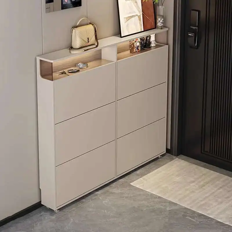 

Vertical Portable Shoe Rack Space Saving Modern Shoe Cabinet Living Room Storage Zapatera Organizador Entrance Hall Furniture