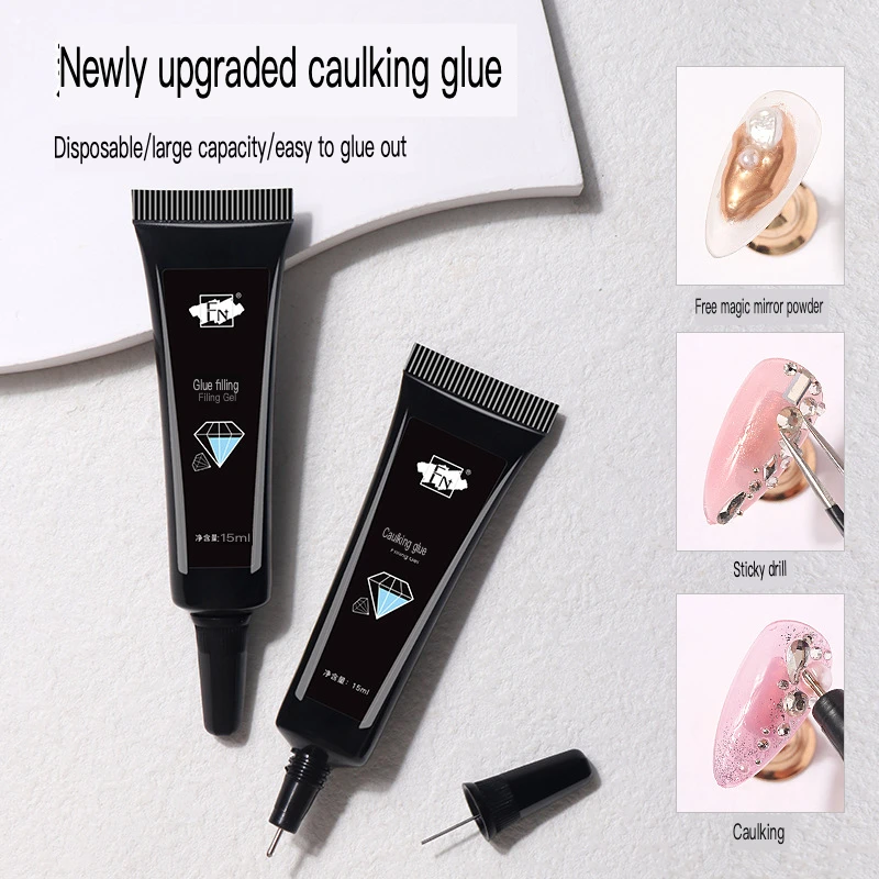 

FN Nail Art Seam Sealant, Edge Banding Glue, Thickening Store Nail Drill, Jewelry And Diamond Glue, Firm Nail Polish Glue