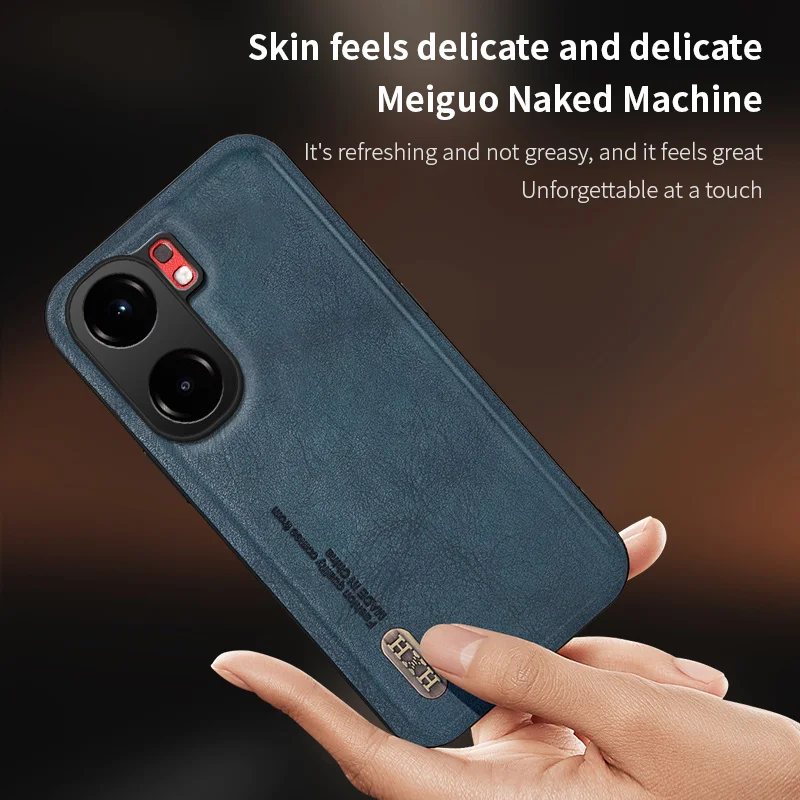 For Vivo iQOO Neo9 Case Magnetic Car Holder PU Leather Phone Case For Vivo iQOO Neo9 Soft Silicone Back Cover