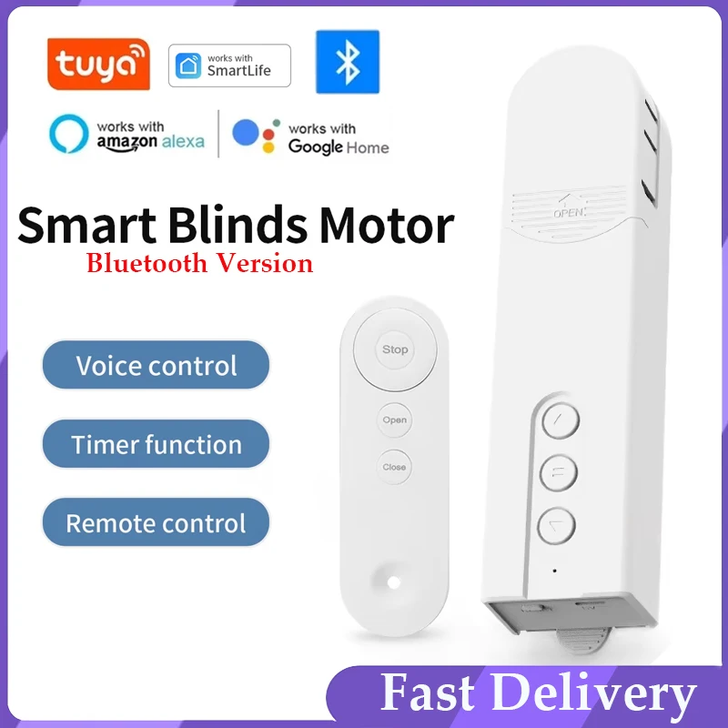 

Tuya Smart Home Motorized Chain Roller Blinds Bluetooth Remote Voice Control Shade Shutter Drive Motor For Alexa Google Home APP