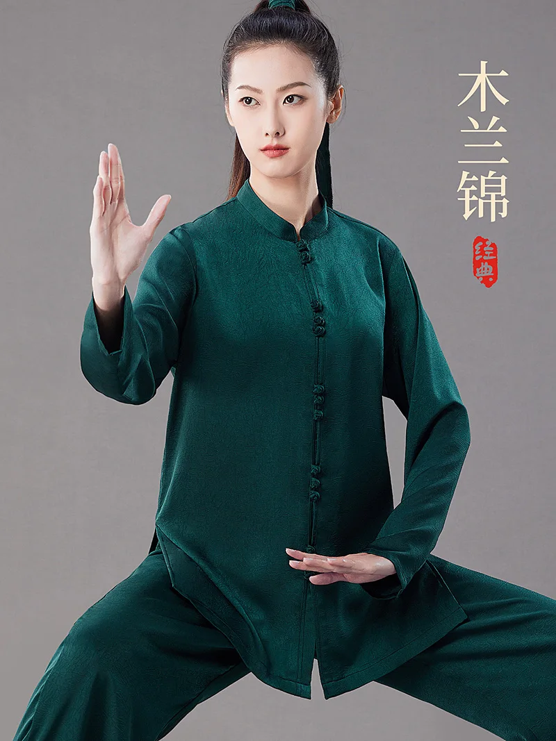 Women's Tai Chi Suit New Arrival 2026 Summer Baduanjin Martial Arts Training Wear Neo-Chinese Style for Adults