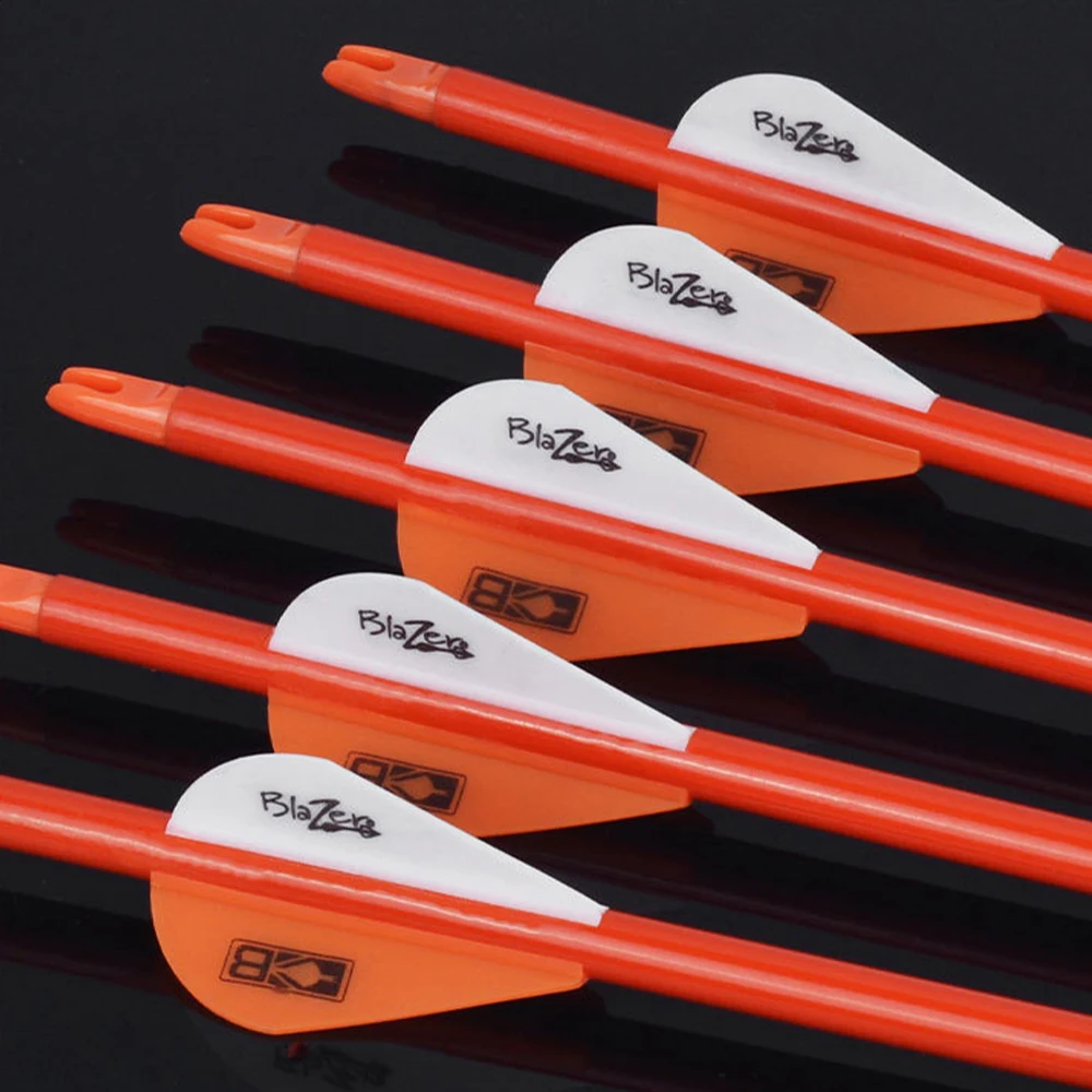 50 قطعة المطاط الرماية Fletches 2 بوصة السهم دوارات البلاستيك ريشة الرماية Fletching السهم القوس الصيد DIY بها بنفسك اكسسوارات