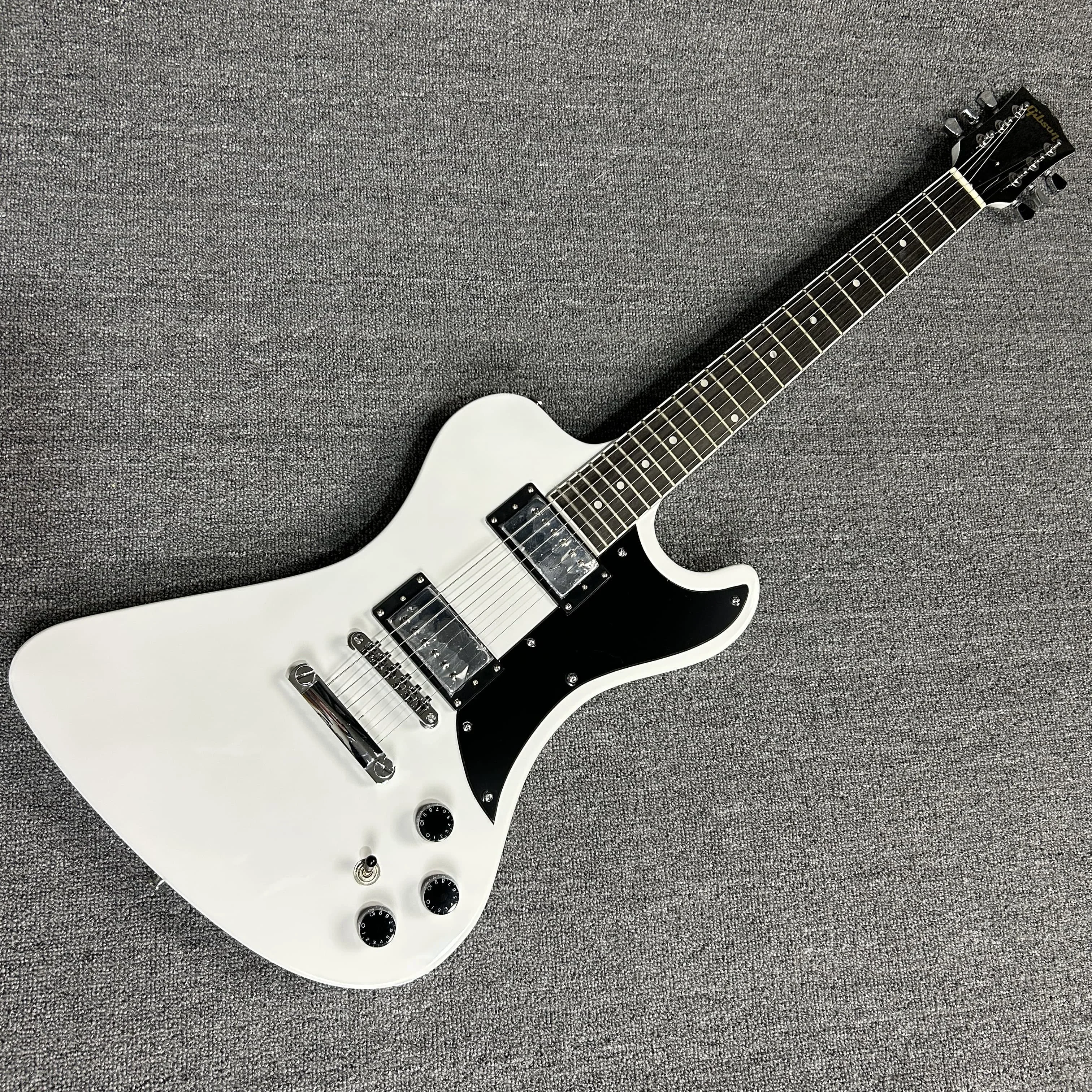 White Electric  Guitar Mahogany Body Rosewood Fingerboard High Quality Guitarra Free Shipping