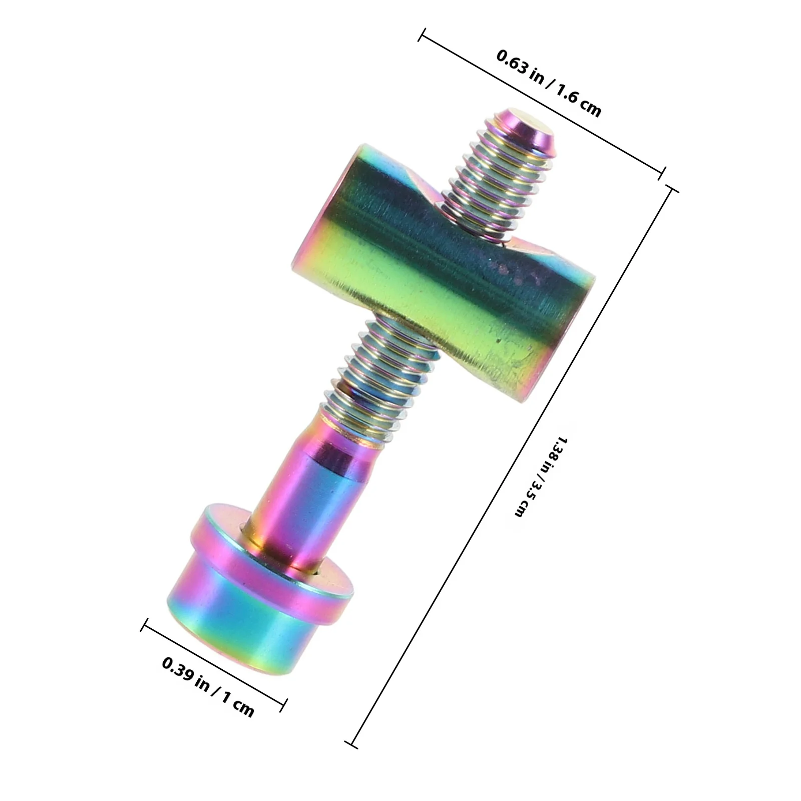 مسامير عمود مقعد الدراجة من التيتانيوم متعددة الاستخدامات، متينة وخفيفة الوزن ودقيقة، تثبيت آمن لجميع الأحوال الجوية