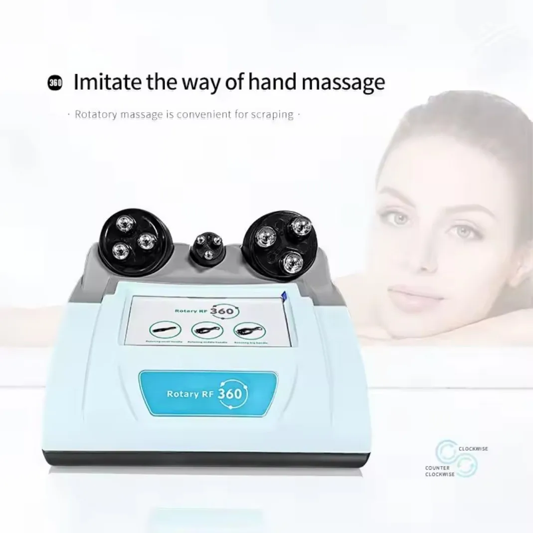 360 Degree Rolling Rotate RF Body Massage Slimming Machine for Cellulite Removal