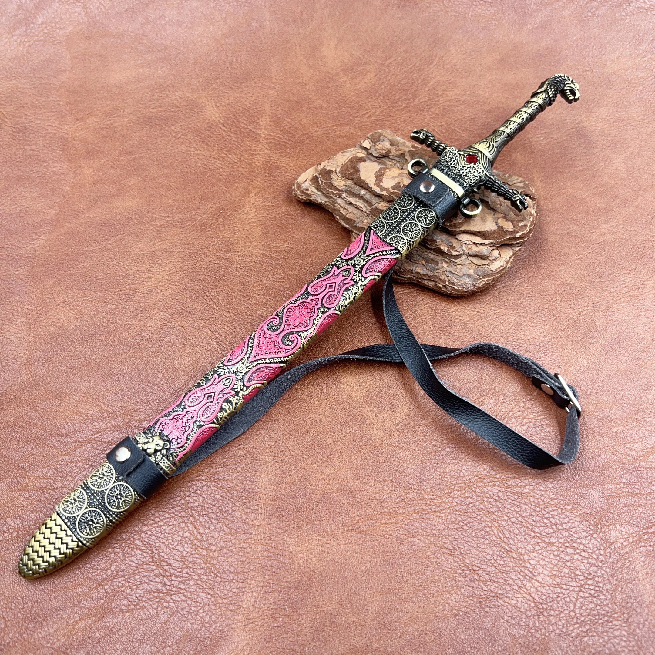 Réplica de Oathkeeper Forjada en Hielo, Accesorio de la Película Juego de Tronos, Réplica Metálica de Brienne de Tarth, El Mejor Regalo de Jaime Lannister