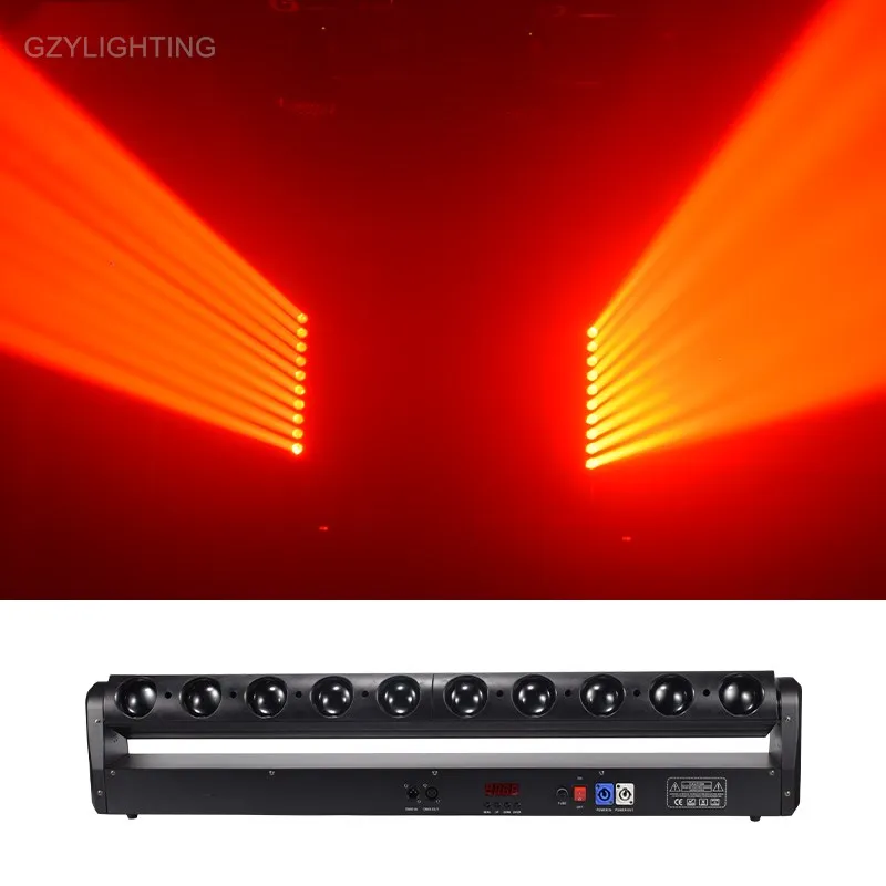 super beam led moving head wash wall light bar light stage show light disco dj party club bar show de eventos dx512 10x40w 01