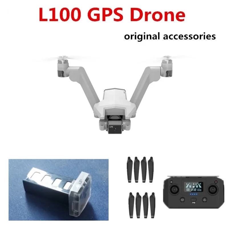 L100 GPS Drone Original Accessories 7.7V 1900mAh Battery Propeller Maple Leaf Spare Parts For L100 Dron