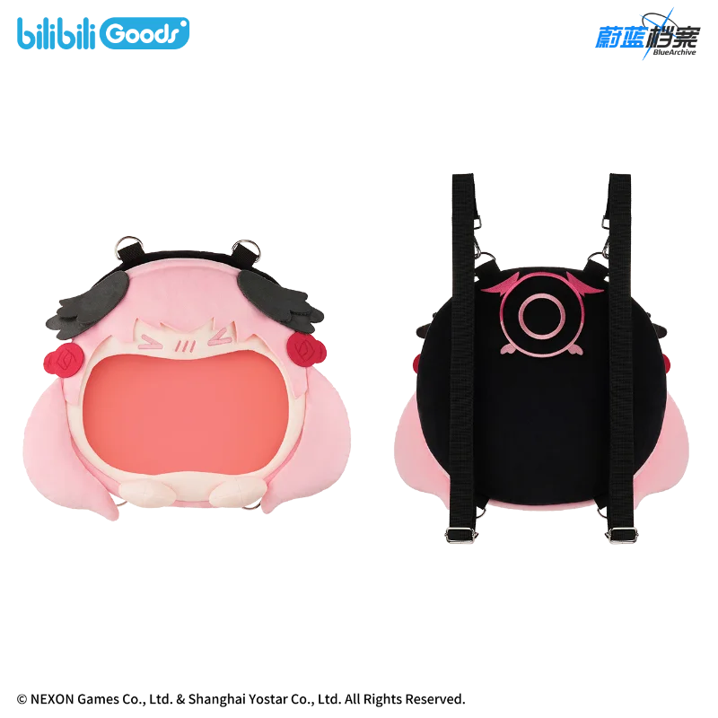 حقيبة ظهر Shimoe Koharu القطيفة الأصلية Itabag الأزرق الأرشيف تأثيري حلي طالب سستة رسول حقيبة كتف هدية عيد ميلاد #5