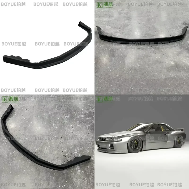 Suitable for R32 GTR modified with Rocket Bunny wide-body kit, lip, splitter, and front small spoiler