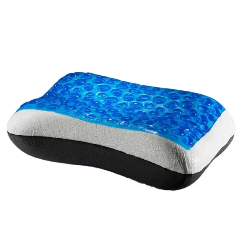Pebble gel memory cotton pillow
