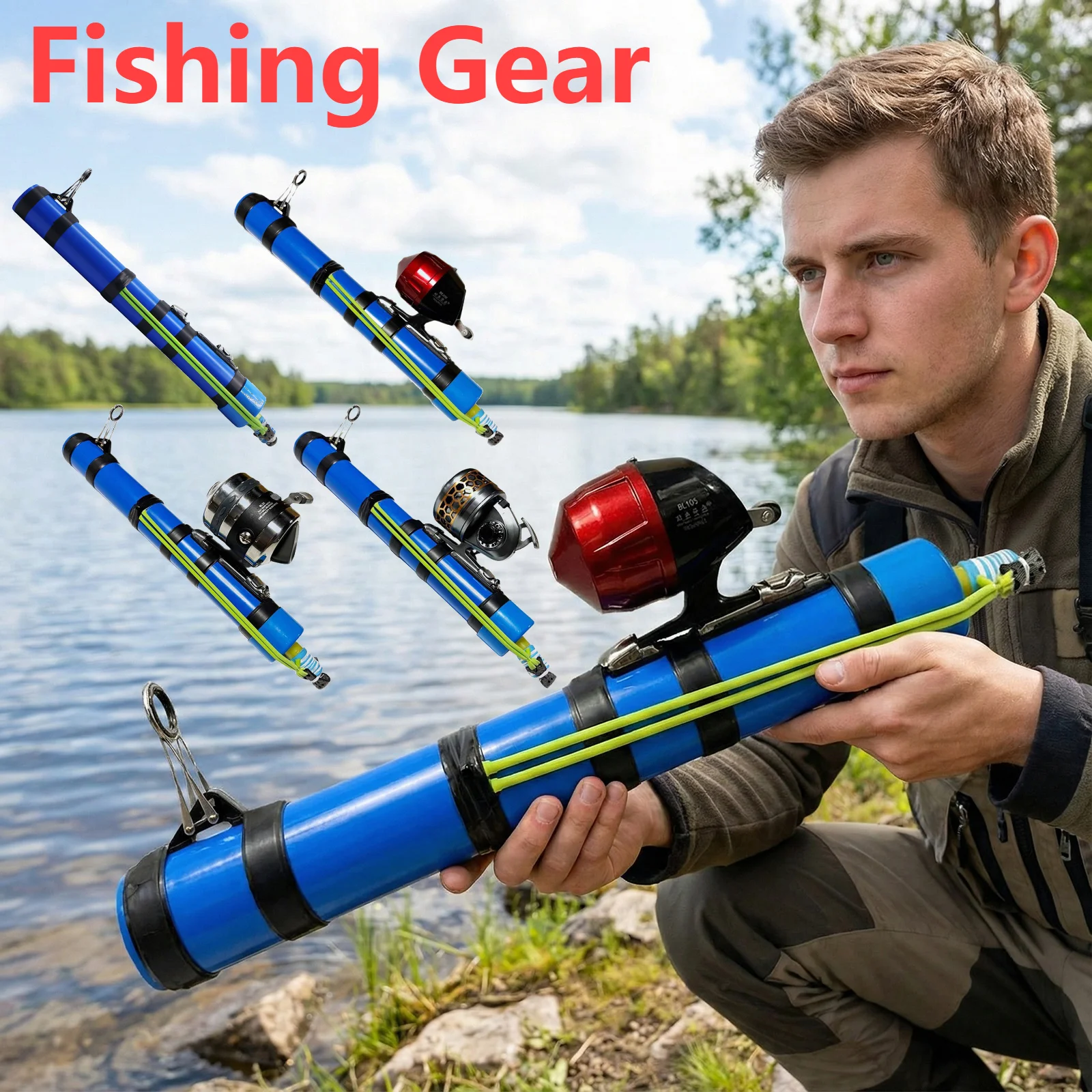 

Удочка для катапульты с катушкой, пусковая установка для приманки, инструмент для рыбалки, многоразовое оборудование для запуска приманки для рыбы, для активного отдыха, путешествий