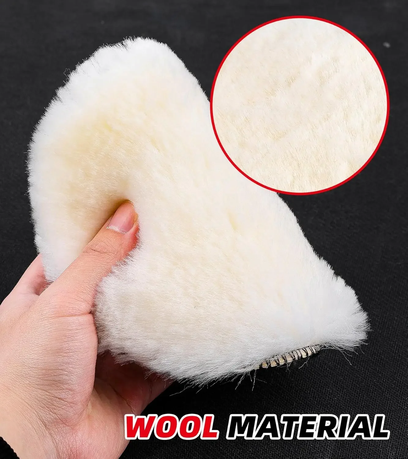 5Pcs 3/4/5 Inch Polishing Kit Car Polishing Pad Car Waxing Sponge Disk Wool Wheel Auto Paint Care Polisher Pads Car Gadget