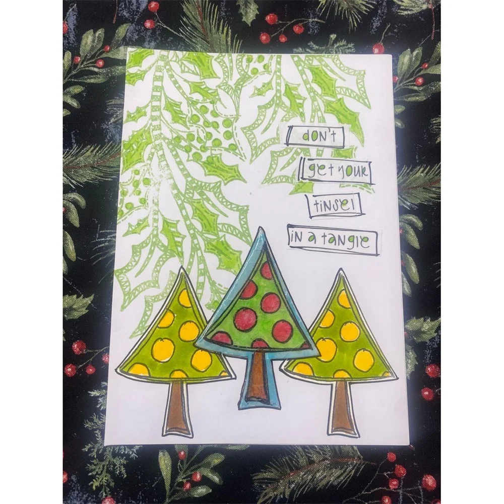 New Gnome for the Holidays Clear Stamps Christmas Heads Stamp Handmade Embossing DIY Scrapbook Diary Greeting Card Decoration