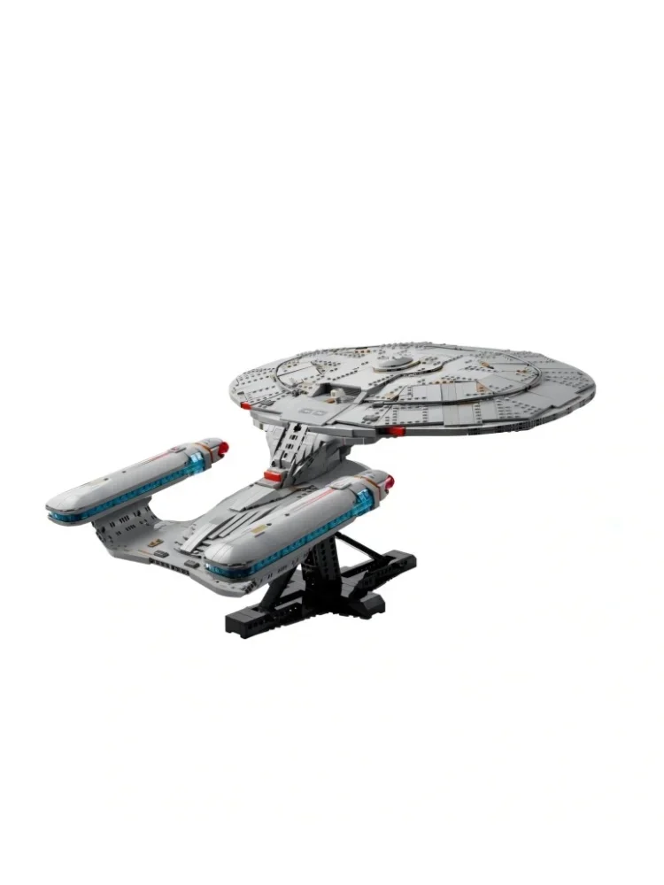 2025 Neuer Star Trek Enterprise NCC-1701-D Raumschiff-Baukasten, Modellbausätze, Geburtstagsgeschenke, Lernspielzeug