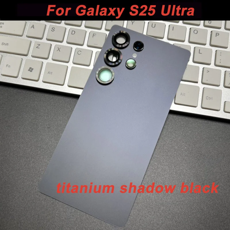 For Samsung Galaxy S25 Ultra Battery Back Cover Glass Rear Housing Cover Replacement Case With Camera Lens for Galaxy S25 Ultra
