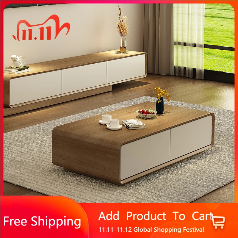 

Wooden Chinese Style Coffee Table Beauty Vintage Professional Minimalist Side Table Luxury Kaffee Tische Ornaments Home Decor