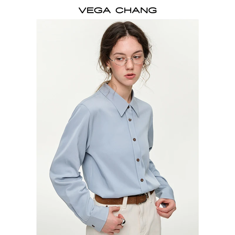 Vega Chang – chemise polyvalente basique pour femme, nouvelle collection hiver