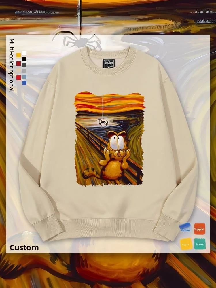 

Новая толстовка Felix Collaborative с изображением всемирно известной картины Ван Гога, американская парная куртка для мужчин, женщин и детей, зимняя одежда