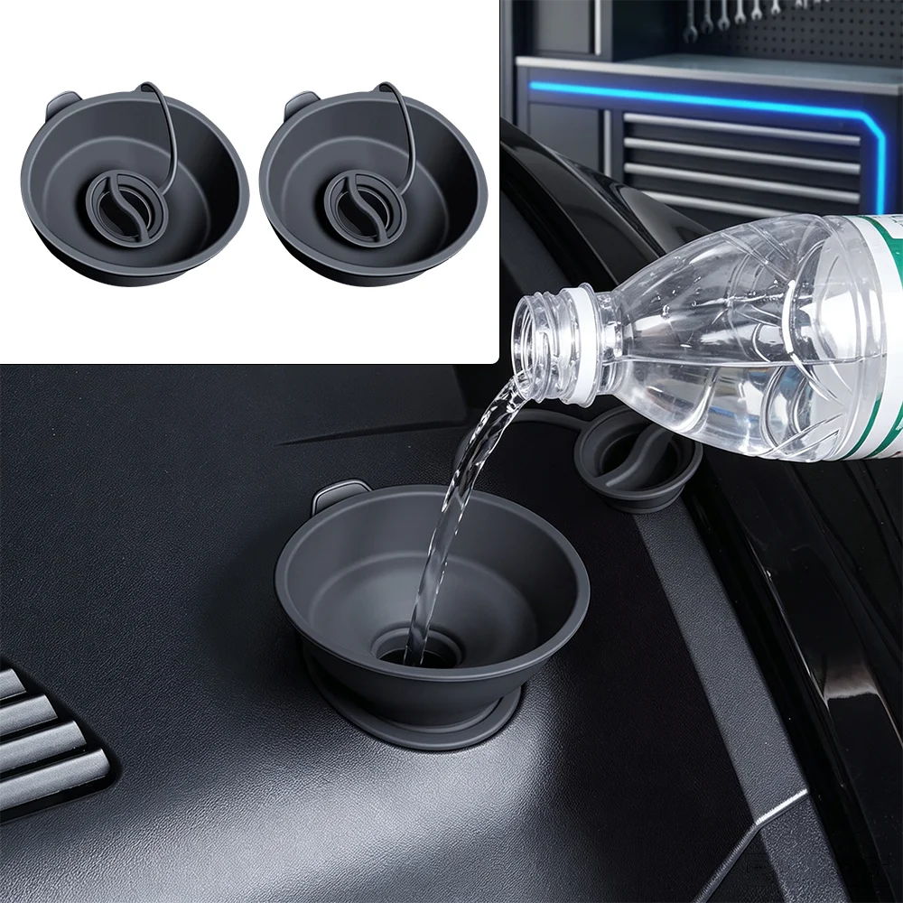 Silicone Car Windshield Glass Wiper Filling Funnel Filler Leakproof Cover For Tesla Model 3 Highland Model Y Juniper Model 3/Y